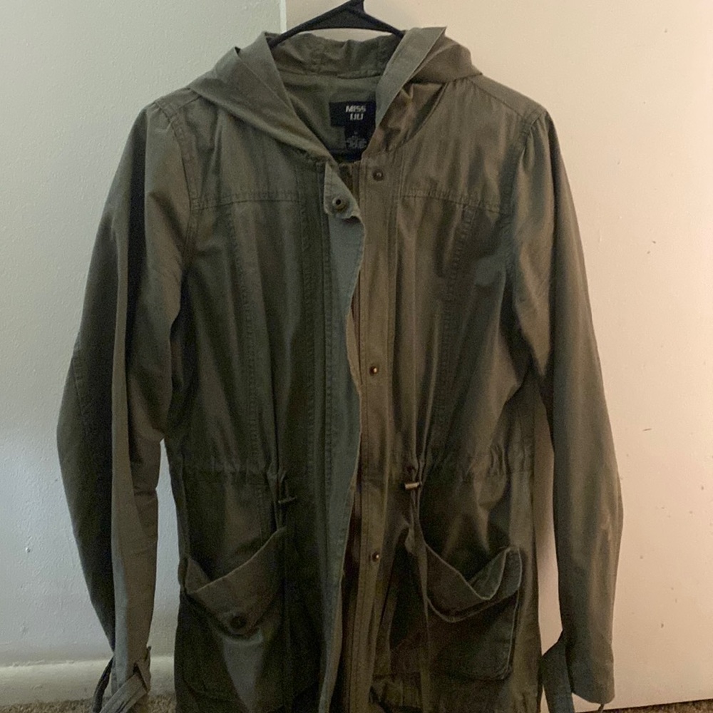 Green jacket super cute